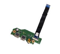 YGUWZ Puerto de Auriculares de Audio Compatible with Ordenador portátil, Placa Conector USB Compatible con 5 AN515-51 AN515-52 N17C1 Aspire 7 A715-71G A715-72G LS-E912P(and Board)