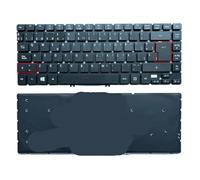 YGUWZ R7-572 Teclado Español Compatible con R7 R7-571 R7-571G R7-571P R7-572G R7-572P Retroiluminado V5MM1 MS2317 NSK-R5ABC PK130YO1A14(with Backlit)