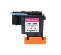 YGUWZ Reemplazo de Cabezal de impresión Compatible para los Modelos 11 70 100 110 500 510 500PS C4810A C4811A C4812A C4813A(1PC - Magenta)