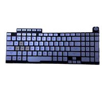 YGUWZ Reemplazo de Teclado en inglés y Ruso Compatible con portátiles retroiluminados G17 G731 G731G G731GV G731GU G731GT GL731GW GL321GT G712 de 17,3 Pulgadas(English)
