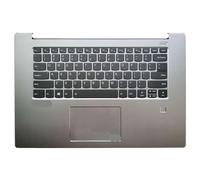 YGUWZ Reemplazo de Teclado Estadounidense Compatible con 530S-15 530S-15ARR 530S-15IKB con Cubierta Superior con reposamanos y Panel táctil de Huellas Dactilares