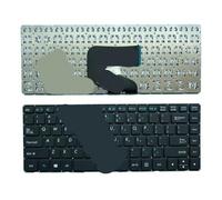 YGUWZ Reemplazo de Teclado para computadora portátil Compatible con S410 S410 G1 G2 G3 S410V 6150e Sin retroiluminación Sin Marco(US)