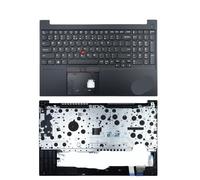 YGUWZ Teclado de Repuesto E15 Gen1/2 retroiluminado con Carcasa C Todo en uno Compatible con 5M11A35651 5M10V16891(Gen2 no Backlight)