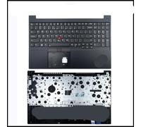YGUWZ Teclado de Repuesto E15 Gen1/2 retroiluminado con Carcasa C Todo en uno Compatible con 5M11A35651 5M10V16891(Gen2 Backlight)