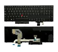 YGUWZ Teclado español Compatible con T570 P51S T580 P52S 01EN928 79M01HT SN20MO7806 SP retroiluminado(No Backlit)
