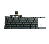 YGUWZ Teclado español Latino Ruso inglés francés árabe Compatible con UX481 UX481F UX4000 UX4000FL con reemplazo de retroiluminación(FR)