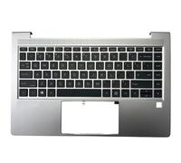 YGUWZ Teclado Latino Estadounidense español con Cubierta Superior con reposamanos retroiluminado Compatible con 640 645 G9 4BX8QTA00S0(US Backlit)
