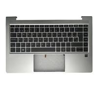 YGUWZ Teclado Latino Estadounidense español con Cubierta Superior con reposamanos retroiluminado Compatible con 640 645 G9 4BX8QTA00S0(SP Backlit)