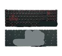 YGUWZ Teclado N18C3 UK/Español/Francés Compatible con 5 N18C3 N18C4 LG05PN90BRL LG5P_N90BRL NKI15130NG NKI151315D Retroiluminado(SP Backlit)