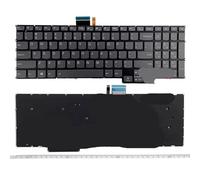YGUWZ Teclado retroiluminado Compatible con 17 X1702 X1702Z X1702ZA X1703 X1703ZA US Reemplazo Negro