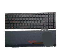 YGUWZ Teclado retroiluminado Compatible con los Modelos GL553 GL553V GL553VW ZX53V ZX73 FX553VD FX53VD FX753VD FZ53V GL753 GL753V GL753VD(Red Backlit)