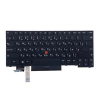 YGUWZ Teclado retroiluminado Compatible con portátil E480 E490 T480S L480 T490 T495 L380 L390 L490 P43s E485 E495(Black Without BL)