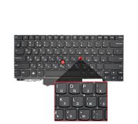 YGUWZ Teclado retroiluminado Compatible con Teclado de Repuesto E14 R14 Gen1 S3 Gen2 01XY010(RU Original Backlit)