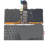YGUWZ Teclado retroiluminado Estadounidense Compatible con los Modelos 5404 5414 5420 5424 5430 7202 7204 7214