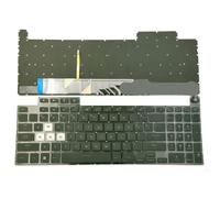 YGUWZ Teclado retroiluminado Estadounidense Compatible con portátiles A15 F15 FA507 FA507RC FA507RE FX507 FX517 A17 FA707 F17 FX707 FX707ZC