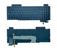 YGUWZ Teclado retroiluminado Latino Ruso de EE. UU. Compatible con GL503 GL503VD GL503VM GL503GE GL503VS GL703 GL703VD GL703VM GL703GE(LA Backlit)