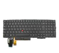 YGUWZ Teclado retroiluminado Negro Compatible con los Modelos E580 E585 E590 T590 P53S L580 L590 P52 P72 P53 P73 01YP613 01YP716 01YP639 01YP604(ES Spanish)