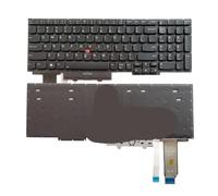 YGUWZ Teclado retroiluminado para computadora portátil en inglés Estadounidense, Compatible con E15 Gen 2 Tipo 20T8 20T9 20TD 20TE, Negro
