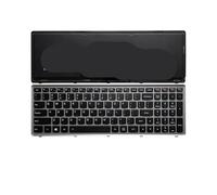 YGUWZ Teclado retroiluminado para portátil Compatible con U510 U510-IFI Z710 NSK-BF1SU 0KN0-B62RU13 9Z.N8RSU 10R V-136520MS1(US with Backlit)