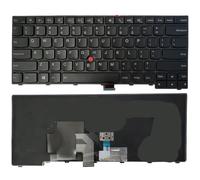 YGUWZ Teclado retroiluminado Ruso francés de EE. UU. Compatible con L440 L450 T431S T440 T440P T450 T450S E431 E440 E431S T460(Backlit Point US)