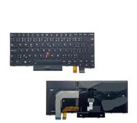 YGUWZ Teclado retroiluminado T470 T480 A475 A485 Compatible con diseño Latino español Canadiense francés(CZ Czech BL)