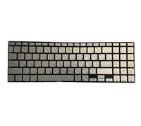 YGUWZ Teclado retroiluminado X513 D513 S513 M513 F513 K513 R513 E513 X531 X531F Compatible con diseño Latino Ruso, Estadounidense, francés y español(RU)