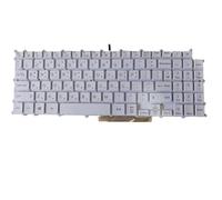YGUWZ Teclado retroiluminado y no retroiluminado Compatible con 17Z990 17ZD990 17ZB990 17Z99 17Z990-R 17Z990-G en Color Blanco y Negro(White Backlit)