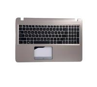 YGUWZ Teclado RU US Compatible con X540L K540UA X540LA F540 X540LJ D540U X540SA X540SC R540 VM520U FL5700U R540S C520U con Marco de reposamanos(English)