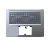 YGUWZ Teclado Topcase de 15,6 Pulgadas Compatible con portátil 3 portátil 4 1868 UK JP Plateado(JP)