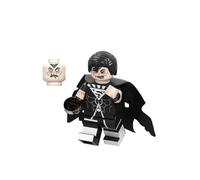 YH 8pcs Superhero Black Light Series Superman Aquaman Green Lantern Children Assembled Building Block Minifigure Toy