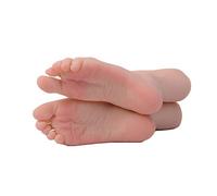 YH-feet Pie de Silicona, Pies Femeninas de Silicona Aprenda el Modelo de Accesorios de uñas, pies de 36 Yardas, TPE Realista sin Olor, pies Femeninos realistas.