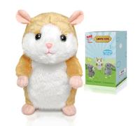 YH YUHUNG Juguete de Peluche de hámster parlante Que Repite lo Que Dices la Voz, Juguete de Peluche para niños