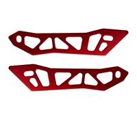YHAILI 2 Montaje de Parabrisas de Motocicleta de instalación rápida Aluminio Resistente Estabilidad de conducción aerodinámica Mejorada Soporte General de Parabrisas de Motocicleta