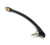 YHAILI Almohadillas desmontables de 3,5 mm para micrófono enchufable, auriculares de computadora, micrófono de repuesto para auriculares A40