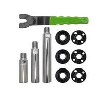 YHAILI Angles Grinder - Juego de ejes de extensión de rosca 5/8-11 con tuerca de llave ajustable para moler y pulir espacios reducidos