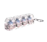 YHAILI Keycap Fidget - 1 pieza de 4 teclas con luz LED para teclado, probador de teclas de juguete para aliviar el estrés y jugar con llavero sensorial