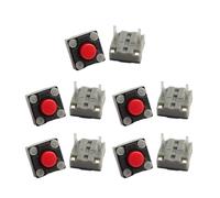 YHAILI Microswitches - 10 microinterruptores de ratón con botón de silencio para juegos de 6 x 6 x 4,3 mm para un funcionamiento silencioso