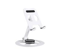 YHAILI Soporte ajustable de metal giratorio de 360 grados para tabletas de teléfono, dispositivos con soporte de base deslizante