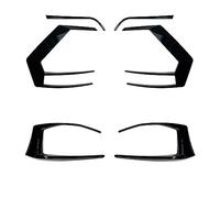 YHAINI Alerón de Coche para VW para Golf 7 MK7 GTI R GTD R400 2012 2013 2014 2015 para Hatchback Car Parachoques Trasero Splitter Canard Spoiler Piezas Exteriores(4 Pcs)