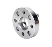 YHAINI Espaciadores de ruedas Adaptador espaciador de rueda PCD 4x100 CB 57,1mm para 4 orificios para coche para Volkswagen para Polo/Jetta/Gol/UP/Santana M12x1.5, 2 uds(2PCS 30mm Silver)