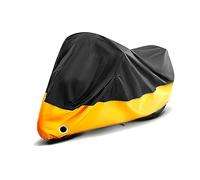 YHANNI 190T Funda Encargo Moto para Honda PCX 125 PCX 150 PCX125 PCX150 Motocicleta Cubierta Impermeable Antipolvo UV Exterior Protector con Orificios de Bloqueo Accesorios,BlackOrange
