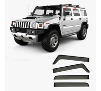 YHANNI 4 Piezas Coche Deflectores Aire para Hummer H2 H3 2003-2010 Protector contra el Viento Ventana Laterales Deflectores Viento Acrílico Ventana Accesorios,for Hummer H2 MK1 2003-2009
