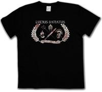 YHBCVSS DDD LUDUS BATIATUS Spartacus T-Tshirts Camisetas y Tops - Sanguis Et Gloria TV Whitfield Series T-Tshirts Camisetas y Tops Black、(Small)