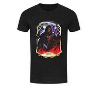 YHBCVSS Deadly Tarot White Yellow Black Red Mens Women T Tshirts Camisetas y Tops 100% Cotton Obsidian Death Heather Denim Men's Black(Large)