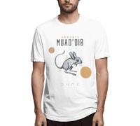 YHBCVSS Dune 2020 Muad T Tshirts Camisetas y topss Film Retro Print Couple TTshirts Camisetas y Tops Cotton Pattern Tees Short Sleeves Big White(XX-Large)