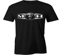 YHBCVSS Masters of Hardcore Logo - M.O.H Skull - Gabber Dutch Rave Techno Uptempo Gabba Black(Medium)