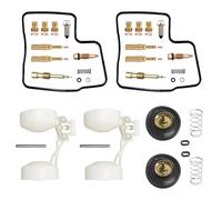 YHBH Carb Revisión Kit Kits De Reparación para Carburador De Motocicleta para H&Onda XRV750 RD04 1990-1992 Africa Twin 750, Piezas del Diafragma De Flotación. Carburadores Pieza(Conjunto 3)
