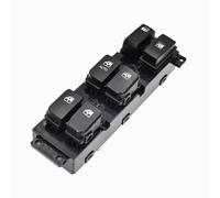 YHBH Interruptor De Elevalunas para Hyundai para Santa para Fe para CM 2007-2011 Botón Regulador del Elevalunas Eléctrico Delantero Izquierdo Eléctrico Regulador Botón(Negro3)
