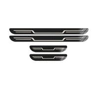 YHBIBI 4 Piezas Acero Inoxidable Umbral de Puerta de Coche para Audi RS3 2017-2022, Protector de Pedal de Umbral de Puerta,C-Carbon Fiber