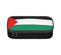 YHBLYKXP Bolsa de almacenamiento de gran capacidad con estampado de bandera de Palestina, caja de suministros de oficina, bolsa de maquillaje, organizador de escritorio con, Negro, One Size, Conciso